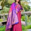 Banarasi Silke Checks Saree