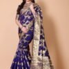 Banarasi-Saree-royal-Blue-one
