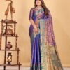 Banarasi-silk-violet-one