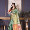 Kajivaram-silk-saree-green-one