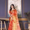 Kajivaram-silk-saree-orenge-one