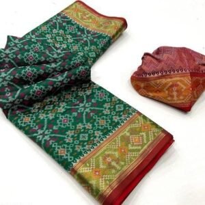 Patola-Silk-Green