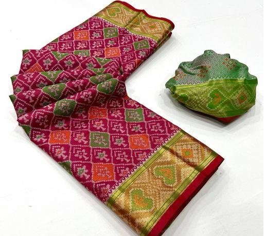 Patola-Silk-Red