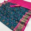 Patola-silk-firozi-hara