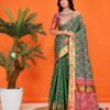 Patola-silk-green-one
