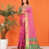 Patola-silk-pink-one