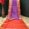 banarasi butti-Violet
